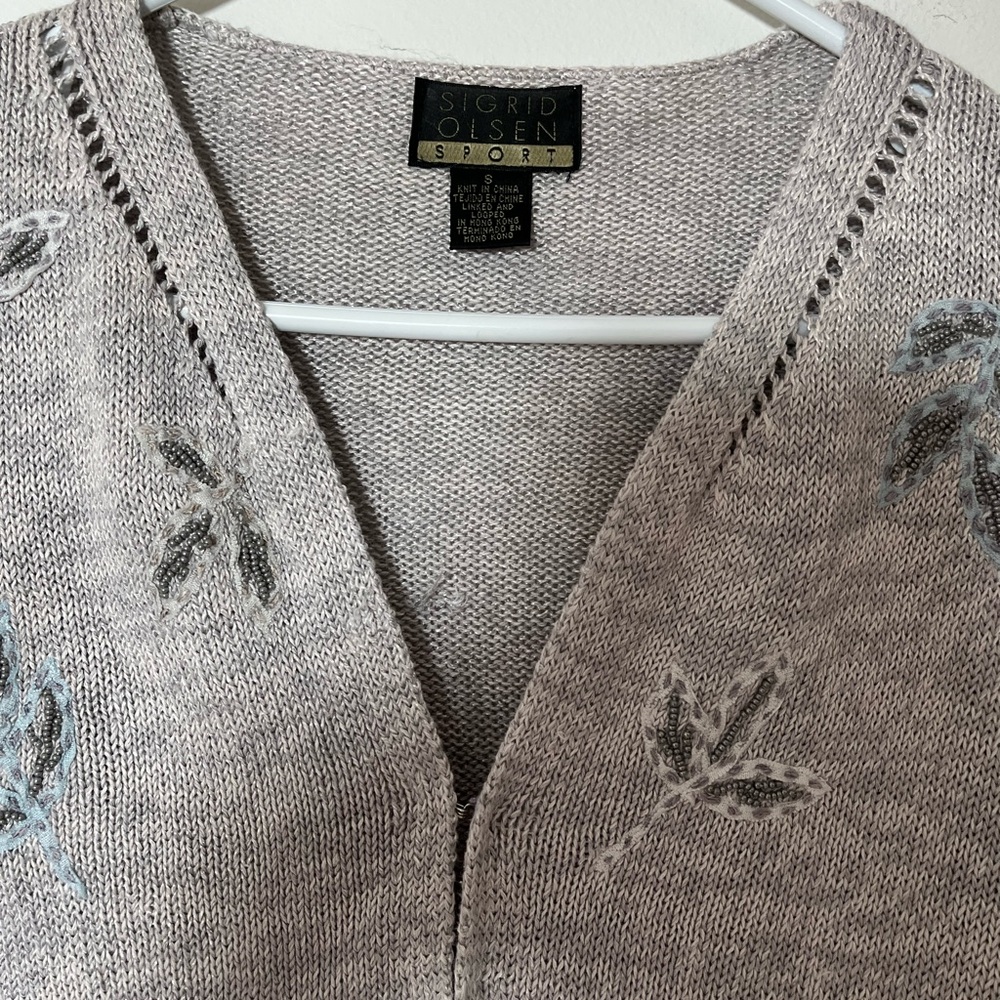 Sigrid Olsen Cardigan Size S - Picture 3 of 4